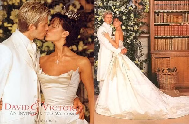 David Beckham và Victoria tổ chức lễ cưới vào tháng 7/1999 sau hai năm yêu nhau. Đây được xem là một trong những hôn lễ thế kỷ của làng giải trí thế giới vào thời điểm đó. Loạt ảnh hiếm đám cưới của David Beckham