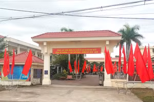 Trường Cao đẳng Y tế Cà Mau. Ảnh: Quách Mến.