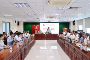 Quang cảnh Hội nghị Giao ban báo chí tháng 8/2026.