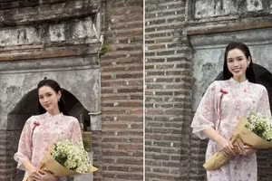 Đỗ Thị Hà lộ diện với vẻ đẹp dịu dàng, thần thái hạnh phúc sau khi kết hôn