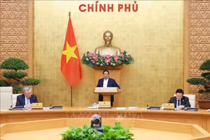 Thủ tướng Phạm Minh Chính phát biểu. (Ảnh: Dương Giang/TTXVN)