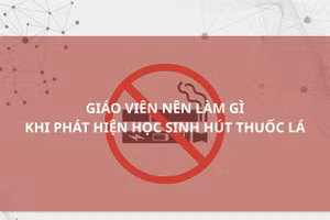 Giáo viên nên làm gì khi phát hiện học sinh hút thuốc lá?