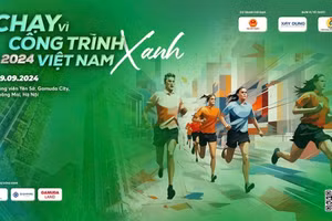 Gần 1.000 vận động viên tham dự Giải chạy 'Vì Công trình xanh Việt Nam năm 2024'