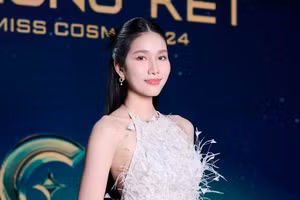 Á hậu 'học giỏi' nhận xét về Miss Cosmo 2024 gây chú ý