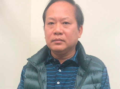 Ông Trương Minh Tuấn khi bị bắt giam để phục vụ điều tra