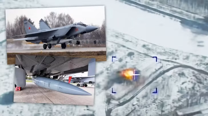 Nga dùng Kinzhal tấn công Ukraine.