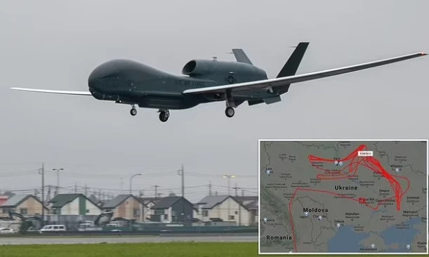 Global Hawk hoạt động tại Biển Đen.