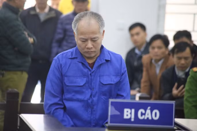 Bị cáo Nguyễn Văn Đông tại phiên tòa