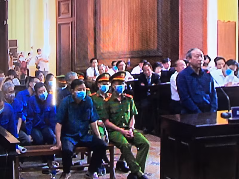 Bị cáo Nguyễn Hồng Trường, cựu Thứ trưởng Bộ GTVT tại tòa.