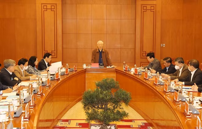 Quang cảnh buổi họp. Ảnh: TTX