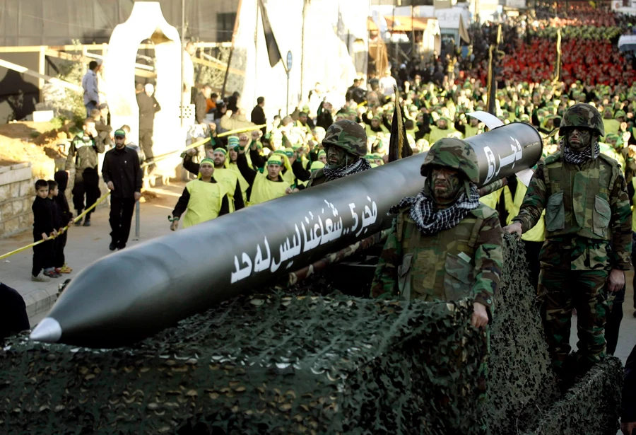 Tên lửa của Hezbollah.