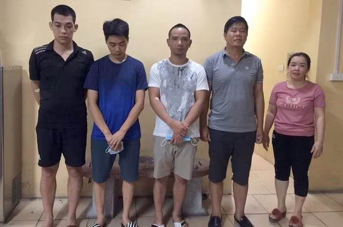 Các đối tượng vừa bị bắt giữ