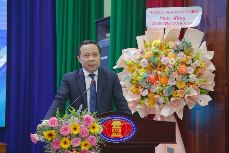 PGS.TS Vũ Hải Quân gửi lời cảm ơn đến các đơn vị đồng hành cùng thí sinh trên mọi miền đất nước đã tham gia cuộc thi.