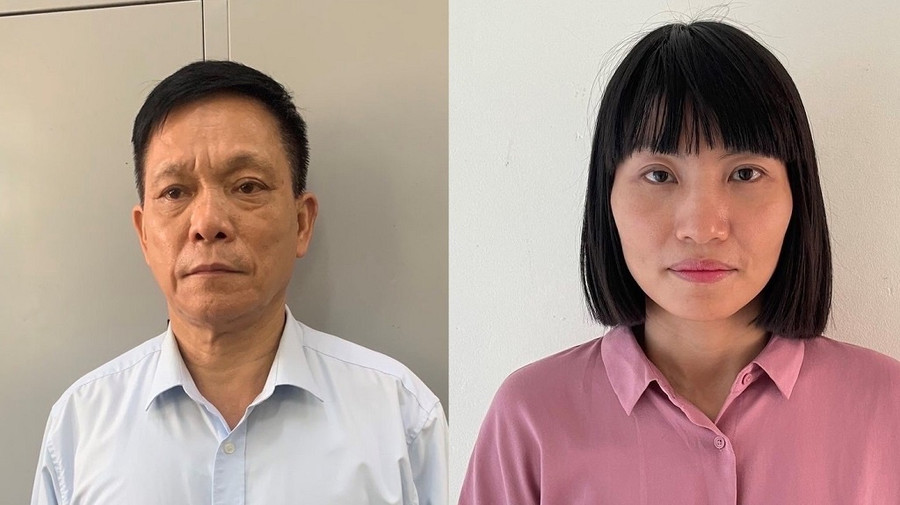 Hai trong ba bị can bị bắt giữ để phục vụ công tác điều tra