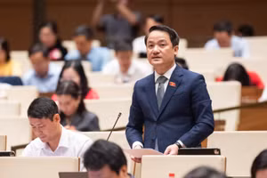 ĐBQH Lê Văn Thế (Ninh Bình) phát biểu. Ảnh: Phạm Thắng.