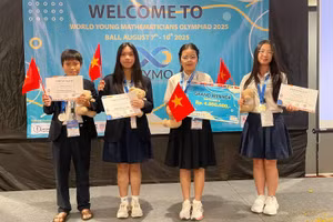 Học sinh Việt Nam đã xuất sắc giành 2 Huy chương Vàng, 1 Huy chương Bạc và 1 Huy chương Đồng tại Kỳ thi Olympic nhà Toán học Trẻ Thế giới 2025.
