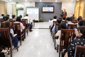 GS.TS Lê Anh Vinh - Viện trưởng Viện Khoa học Giáo dục Việt Nam phát biểu khai mạc.