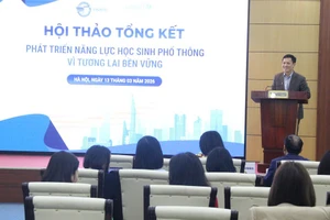 Hội thảo “Phát triển năng lực học sinh phổ thông vì tương lai bền vững” được tổ chức ngày 13/3, tại Hà Nội.