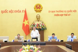 Chủ tịch Quốc hội Trần Thanh Mẫn phát biểu khai mạc phiên họp.