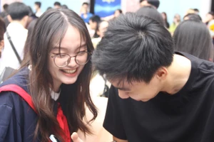 Sinh viên trường Đại học Công đoàn.