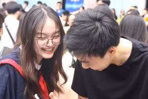 Sinh viên trường Đại học Công đoàn.