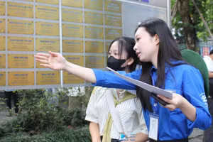 Thí sinh tham dự thi đánh giá năng lực do Trường Đại học Sư phạm Hà Nội tổ chức năm 2025. Ảnh: Website nhà trường.