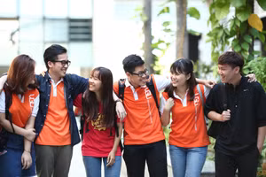 Sinh viên Trường Đại học Việt Đức. Ảnh: VGU.