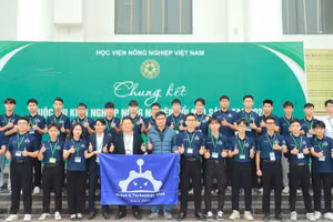 dự án: CK09-AGRICULTURAL ROBOT của thầy - trò đến từ Học viện Nông nghiệp Việt Nam xuất sắc giành giải nhất tại Cuộc thi khởi nghiệp Nông nghiệp đổi mới sáng tạo năm 2024.