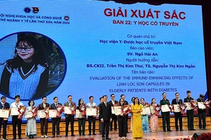Ngô Hải An đoạt giải Xuất sắc tại Hội nghị khoa học và công nghệ tuổi trẻ ngành Y tế lần thứ XXII, được tổ chức ở Trường ĐH Y dược Cần Thơ).