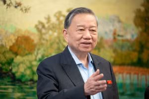 Tổng Bí thư Tô Lâm phát biểu tại Phiên thảo luận Tổ 1 - sáng 15/2.