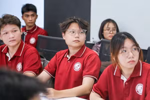 Sinh viên Trường Đại học Việt Nhật (Đại học Quốc gia Hà Nội).