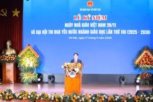 Chủ tịch nước Lương Cường phát biểu.