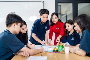 Môn học Giáo dục Công dân Toàn cầu (GCED) được giảng dạy cho học sinh từ lớp 1 đến lớp 12 trên toàn hệ thống Vinschool. Ảnh: Website nhà trường.