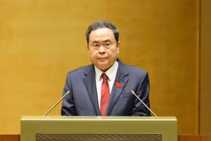 Chủ tịch Quốc hội Trần Thanh Mẫn phát biểu khai mạc Kỳ họp thứ 10, Quốc hội khóa XV.