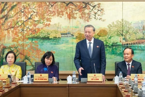 Tổng Bí thư Tô Lâm phát biểu thảo luận tại Tổ 01 (Đoàn đại biểu Quốc hội thành phố Hà Nội) - sáng 5/5.