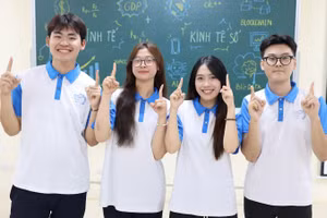 Sinh viên ngành Kinh tế, Học viện Phụ nữ Việt Nam.