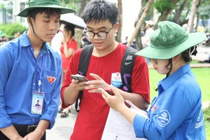 Thí sinh dự thi đánh giá năng lực năm 2025 do Trường Đại học Sư phạm Hà Nội tổ chức.