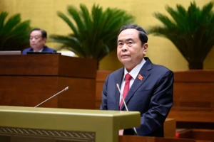 Chủ tịch Quốc hội Trần Thanh Mẫn phát biểu khai mạc Kỳ họp thứ 9, Quốc hội Khóa XV.
