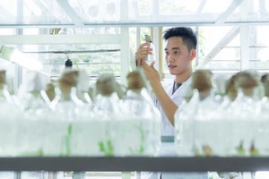 Một phòng thí nghiệm Học viện Nông nghiệp Việt Nam.