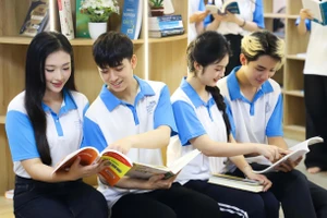 Sinh viên Học viện Phụ nữ Việt Nam.
