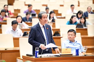 Bộ trưởng Bộ GD&ĐT Nguyễn Kim Sơn giải trình ý kiến đại biểu Quốc hội quan tâm