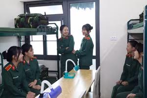 Sinh viên Học viện Kỹ thuật quân sự. Ảnh: NTCC.