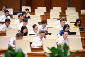 Phiên họp chiều 26/6 của Quốc hội.