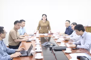 Thứ trưởng Bộ GD&ĐT Nguyễn Thị Kim Chi chủ trì phiên họp thứ nhất của Tiểu ban Tuyên truyền Đại hội Đảng các cấp, tiến tới Đại hội đại biểu Đảng bộ Bộ GD&ĐT nhiệm kỳ 2025 – 2030 họp.