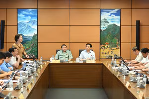 Toàn cảnh phiên thảo luận tổ - chiều 7/5.