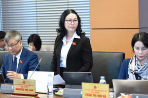 GS.TS Nguyễn Thị Lan - đại biểu Quốc hội TP Hà Nội, Giám đốc Học viện Nông nghiệp Việt Nam.