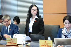 GS.TS Nguyễn Thị Lan - đại biểu Quốc hội TP Hà Nội, Giám đốc Học viện Nông nghiệp Việt Nam.