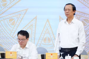 Thứ trưởng Bộ GD&ĐT Phạm Ngọc Thưởng trao đổi tại họp báo Chính phủ thường kỳ tháng 9/2024 (chiều 7/10).