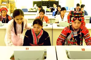 Nâng cao hiệu quả của trung tâm học tập cộng đồng vùng đồng bào dân tộc thiểu số, miền núi. Ảnh minh họa/internet.