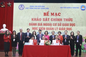 Bế mạc Khảo sát đánh giá ngoài cơ sở giáo dục Học viện Quản lý giáo dục